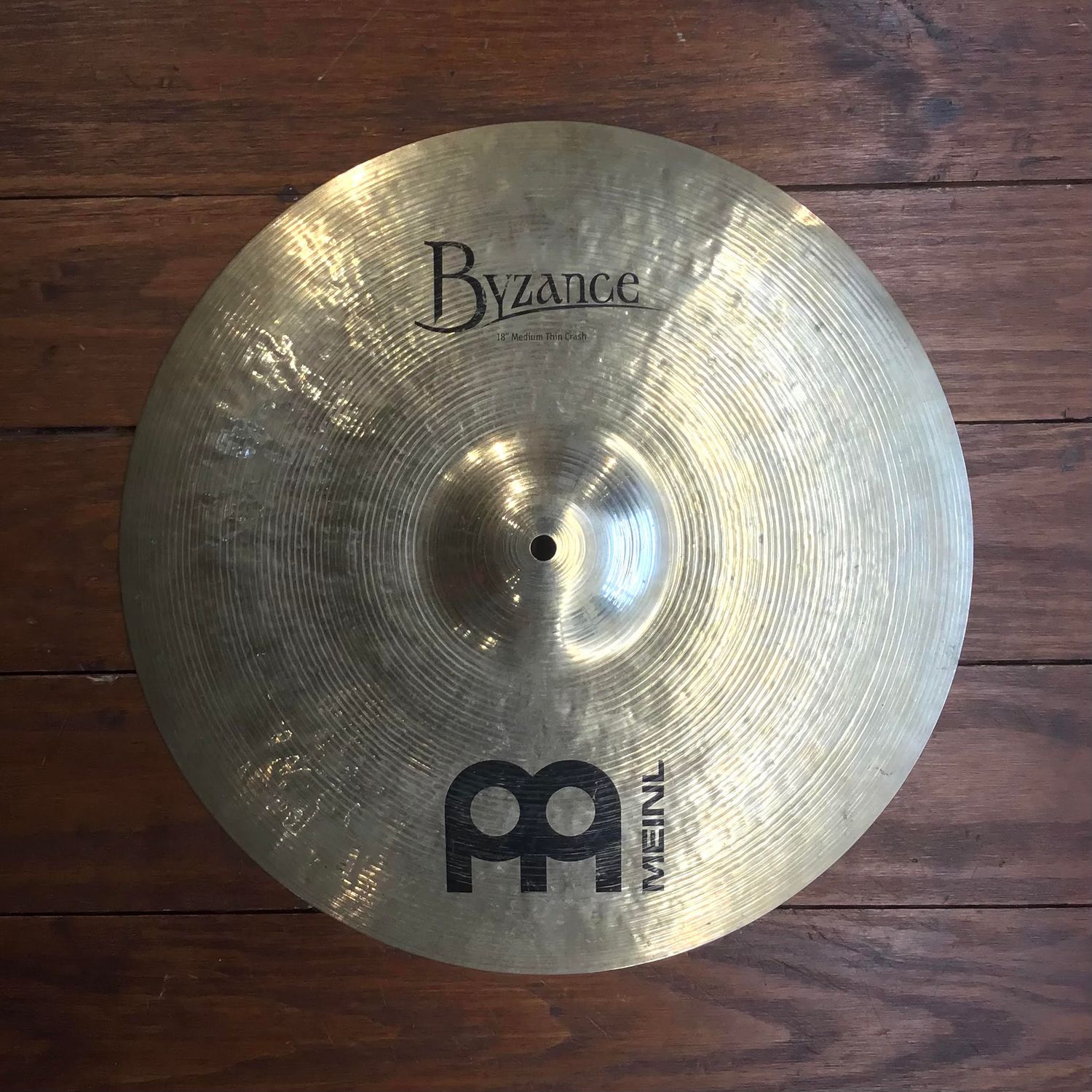 USED Meinl Byzance Brilliant 18&quot; Medium Thin Crash Cymbal