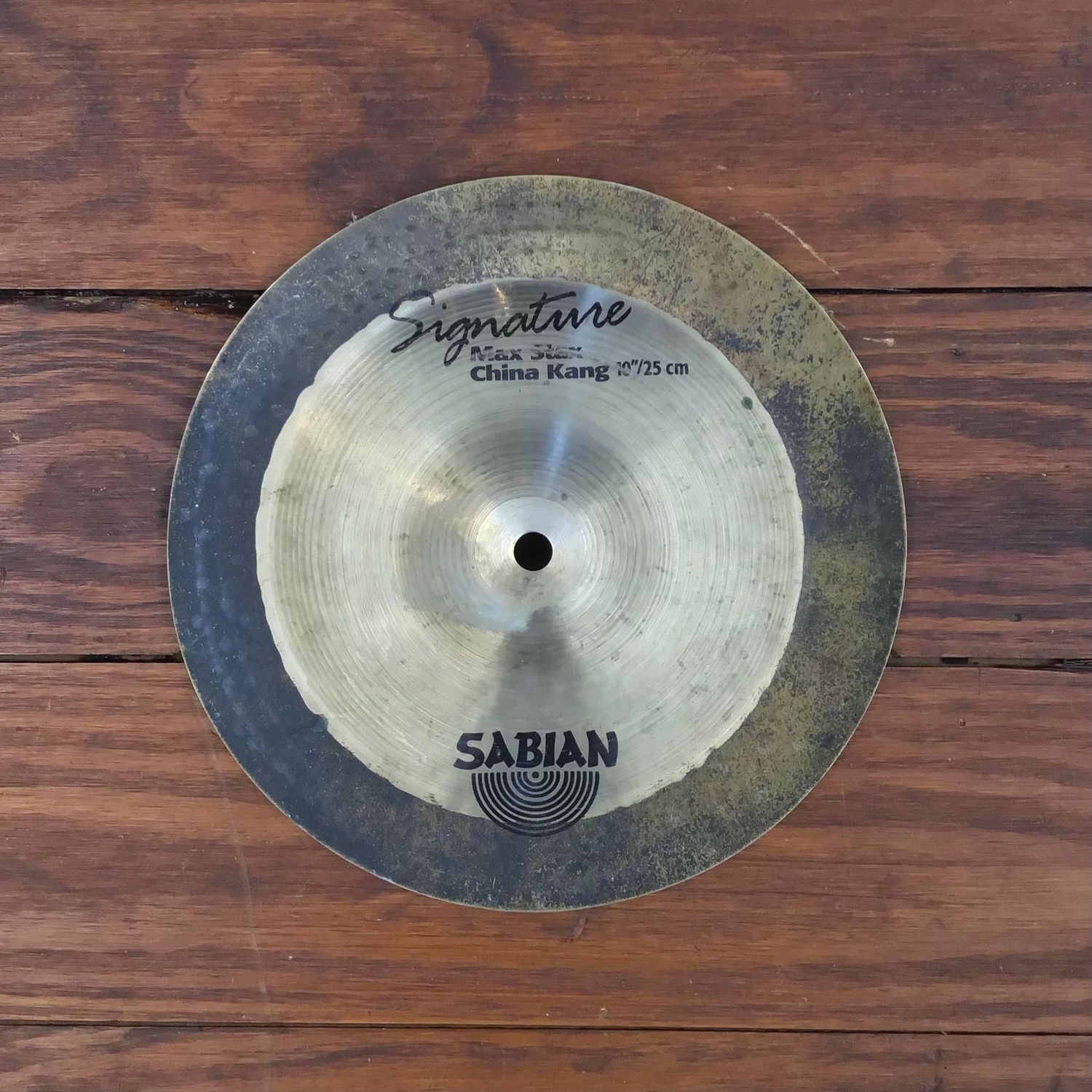 USED Sabian Signature 10&quot; Max Stax China Kang China Cymbal