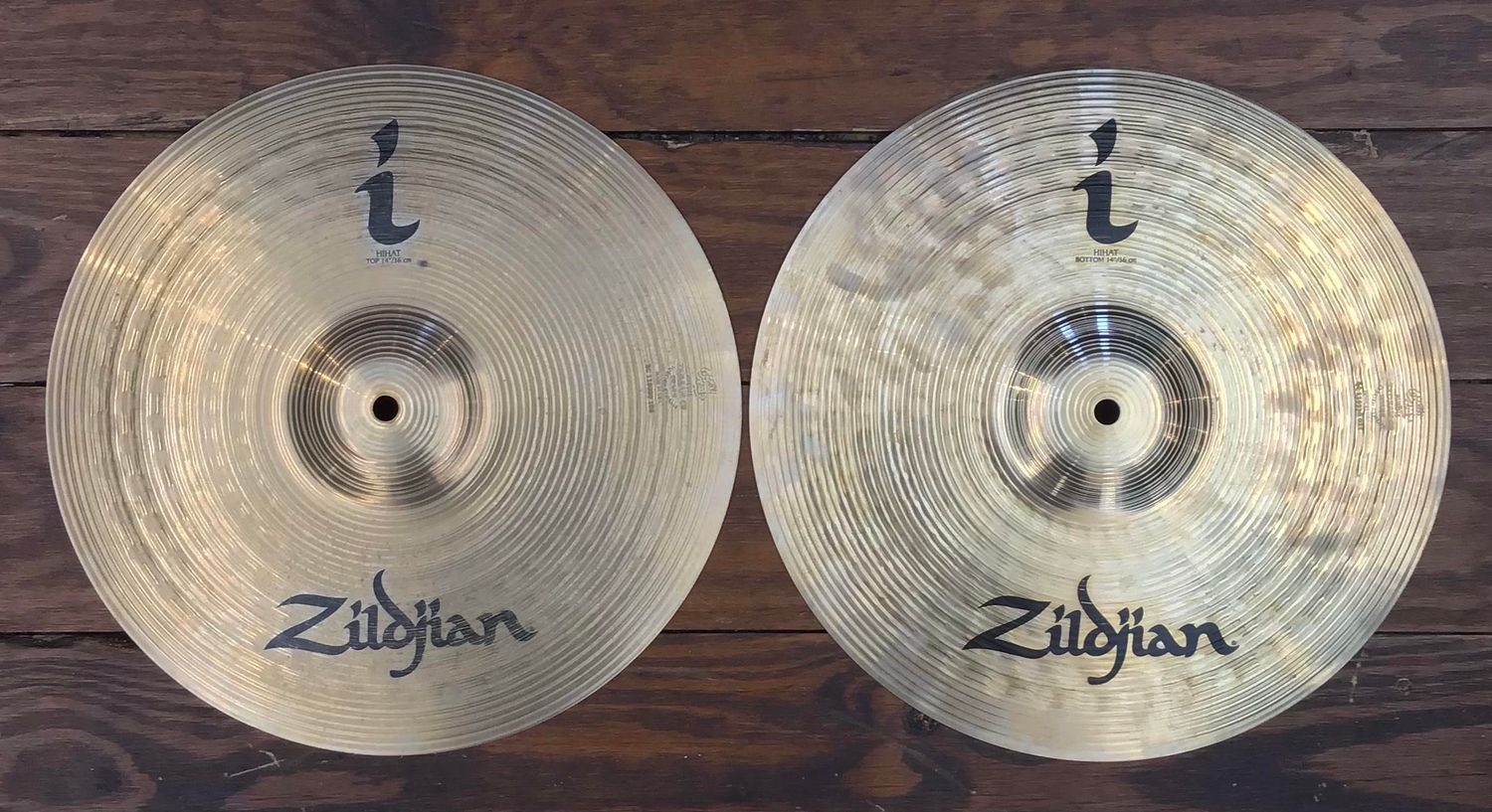 USED Zildjian I 14&quot; Hi-Hat Cymbals (Pair)