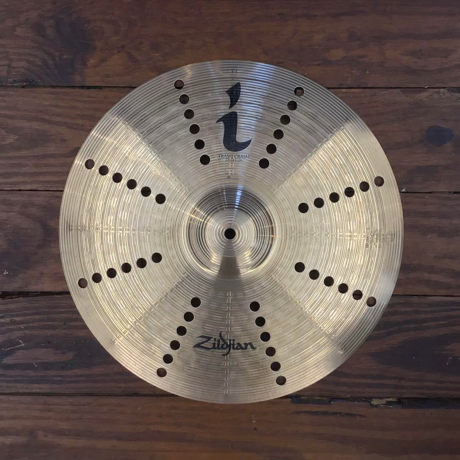 USED Zildjian I 17&quot; Trash Crash Cymbal