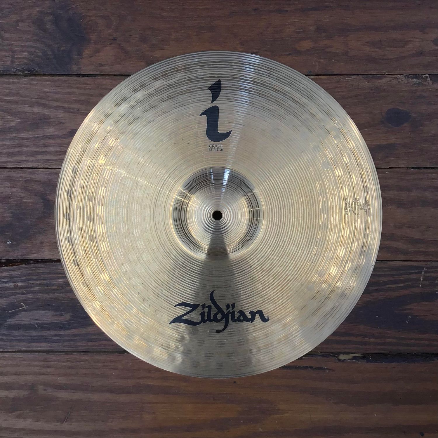 USED Zildjian I 18&quot; Crash Cymbal