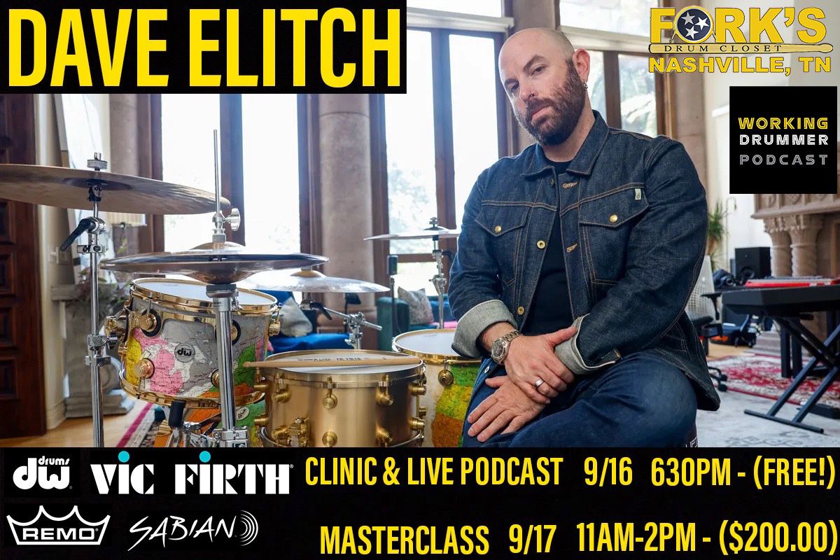 DAVE ELITCH 2025 MASTERCLASS TICKET