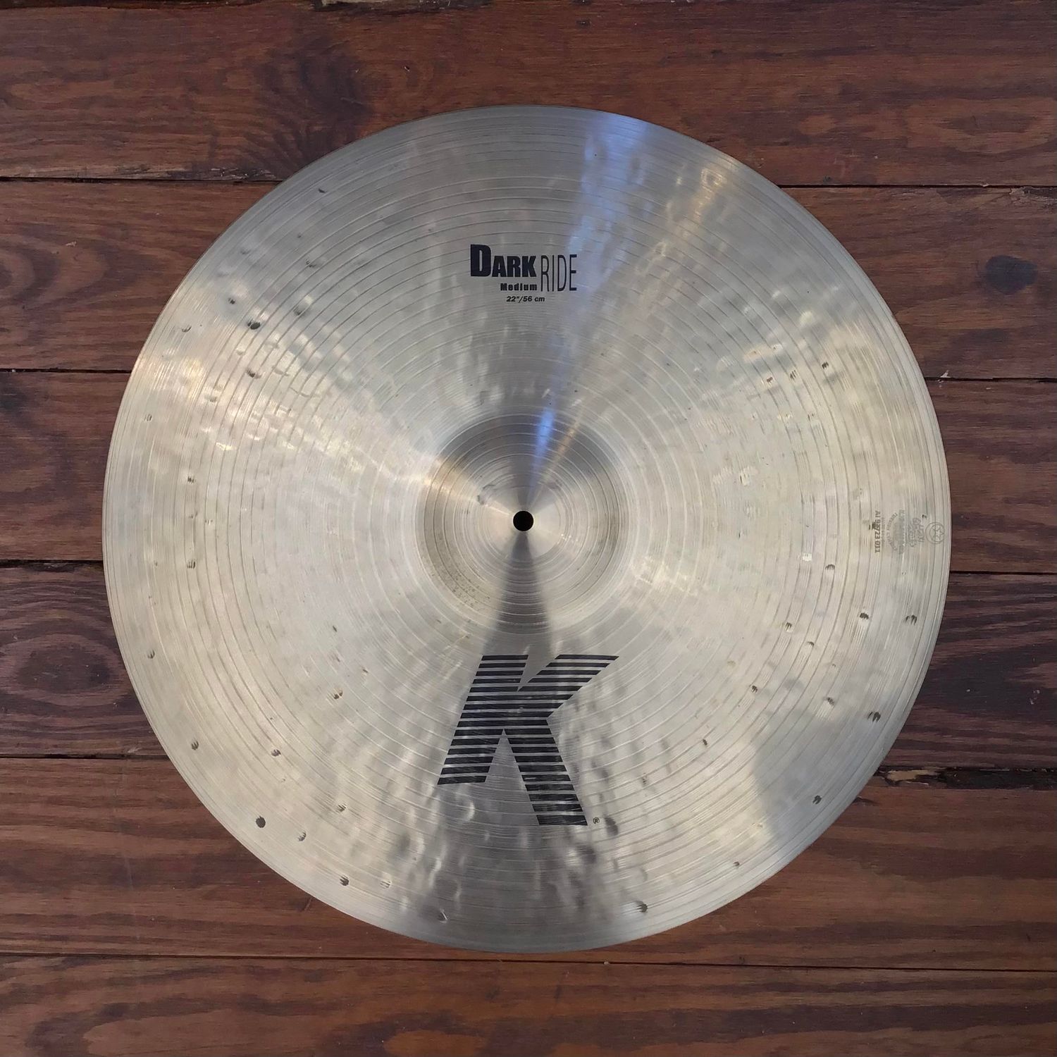 USED Zildjian K 22&quot; Dark Medium Ride Cymbal