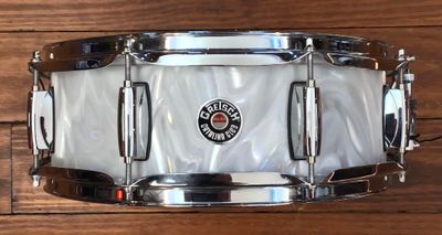 USED Gretsch 5x14 Catalina Club Snare Drum - &quot;White Satin Flame&quot;