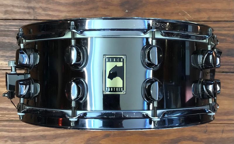 USED Mapex Black Panther 5.5x14 Premium Brass (Black Chrome) Snare Drum