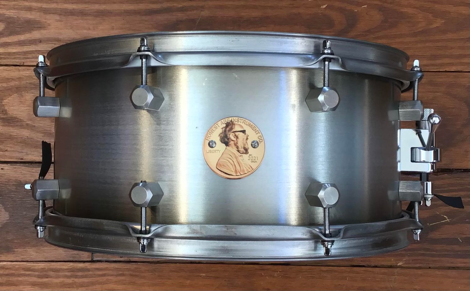 USED Honest Abe 6.5x14 Aluminum Snare Drum (2.4 mm)