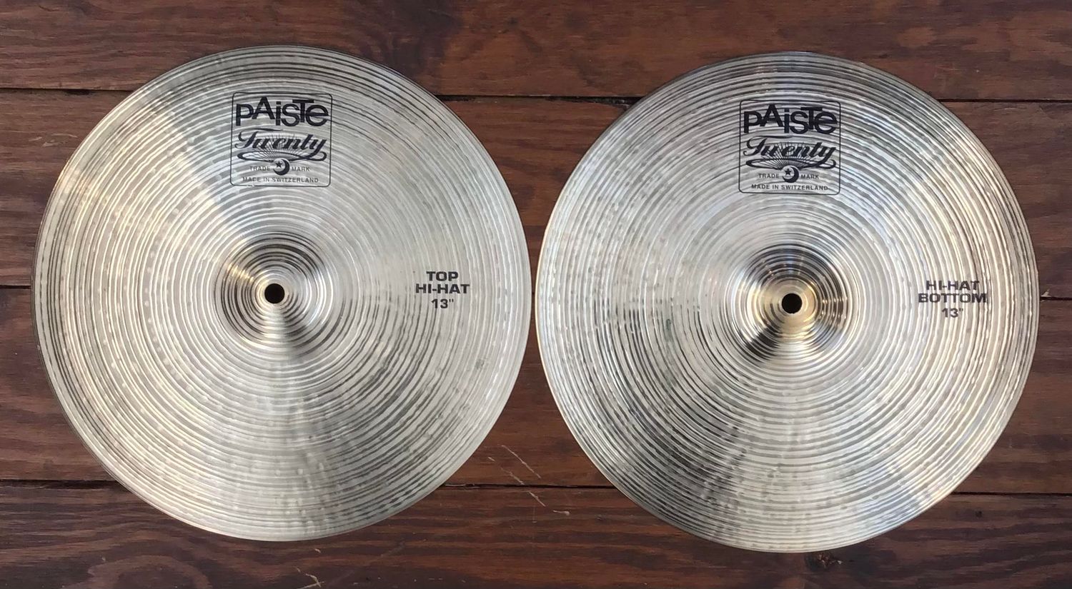 USED Paiste Twenty 13&quot; Hi-Hat Cymbals (Pair)