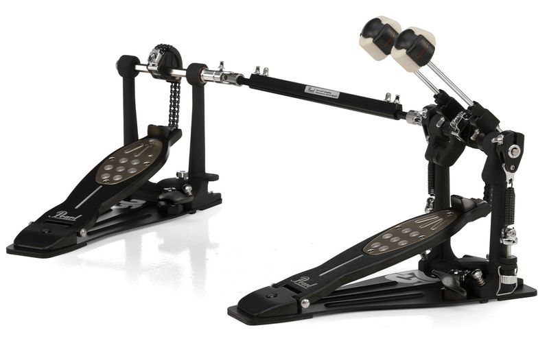 Pearl Eliminator: 25th Anniversary Redline Double Bass Drum Pedal, Chain Drive