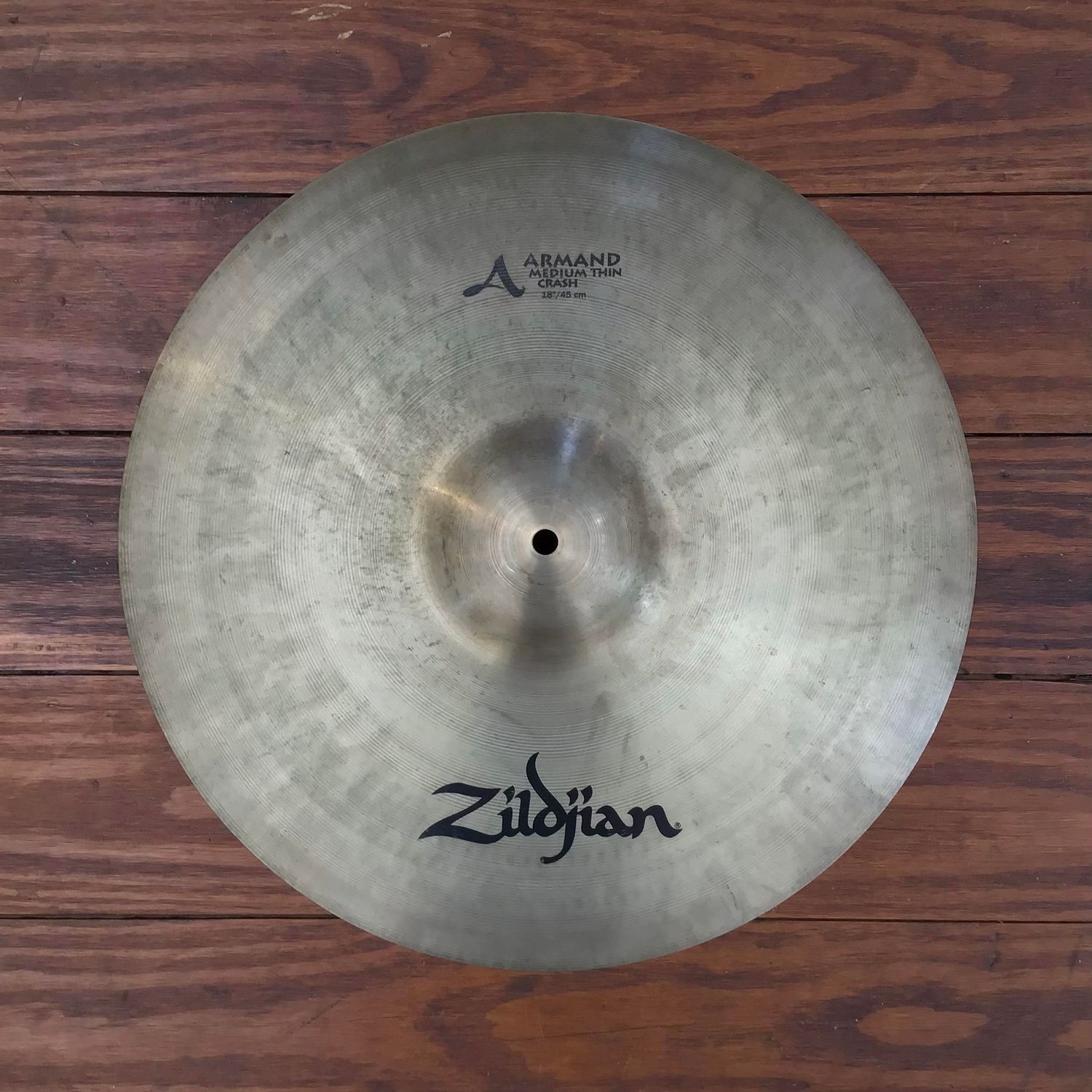 USED A Zildjian Armand 18&quot; Medium Thin Crash Cymbal