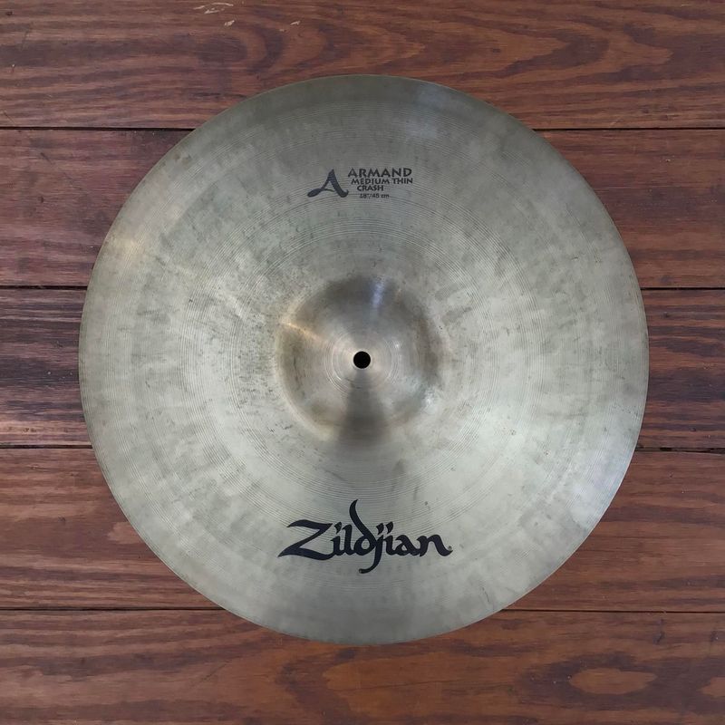 USED A Zildjian Armand 18&quot; Medium Thin Crash Cymbal