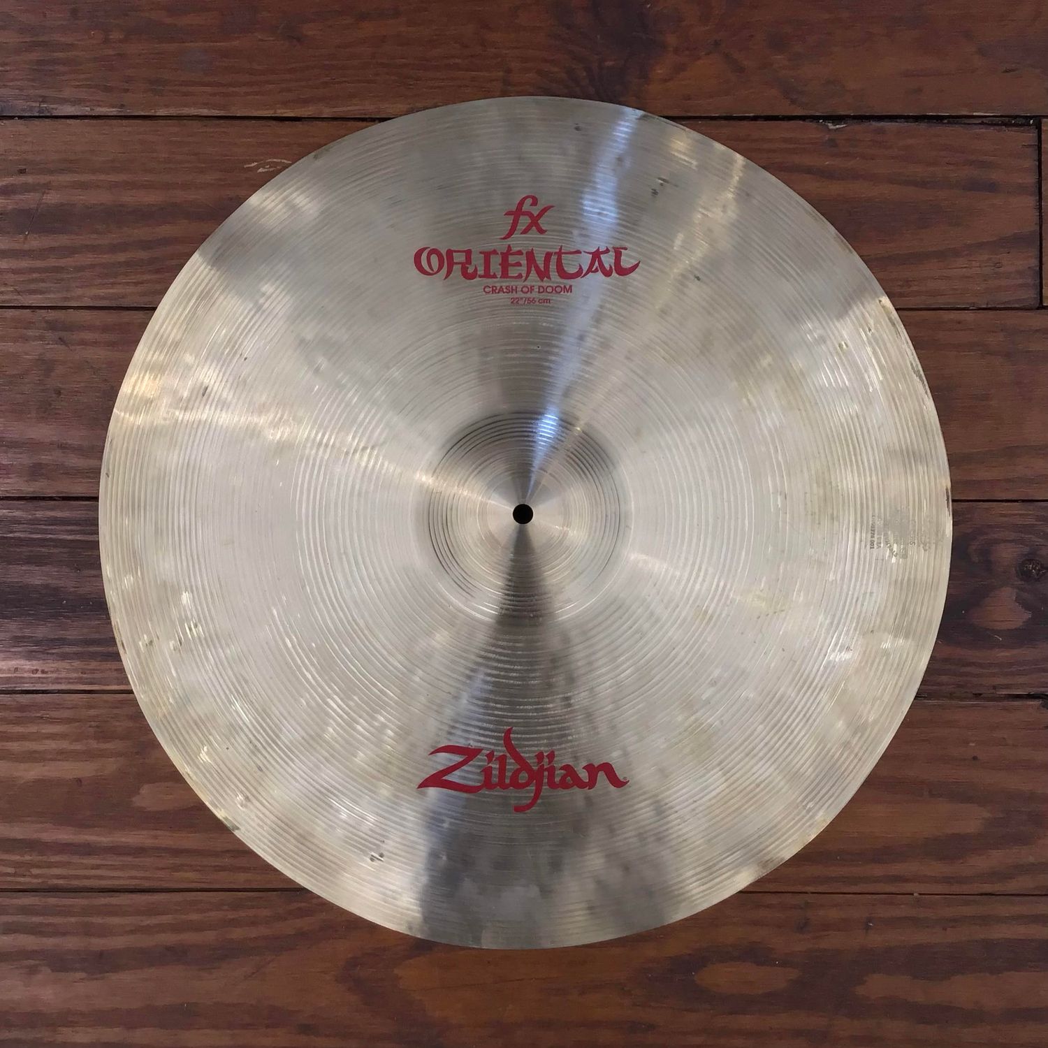 USED Zildjian fx 22&quot; Oriental Crash of Doom Cymbal