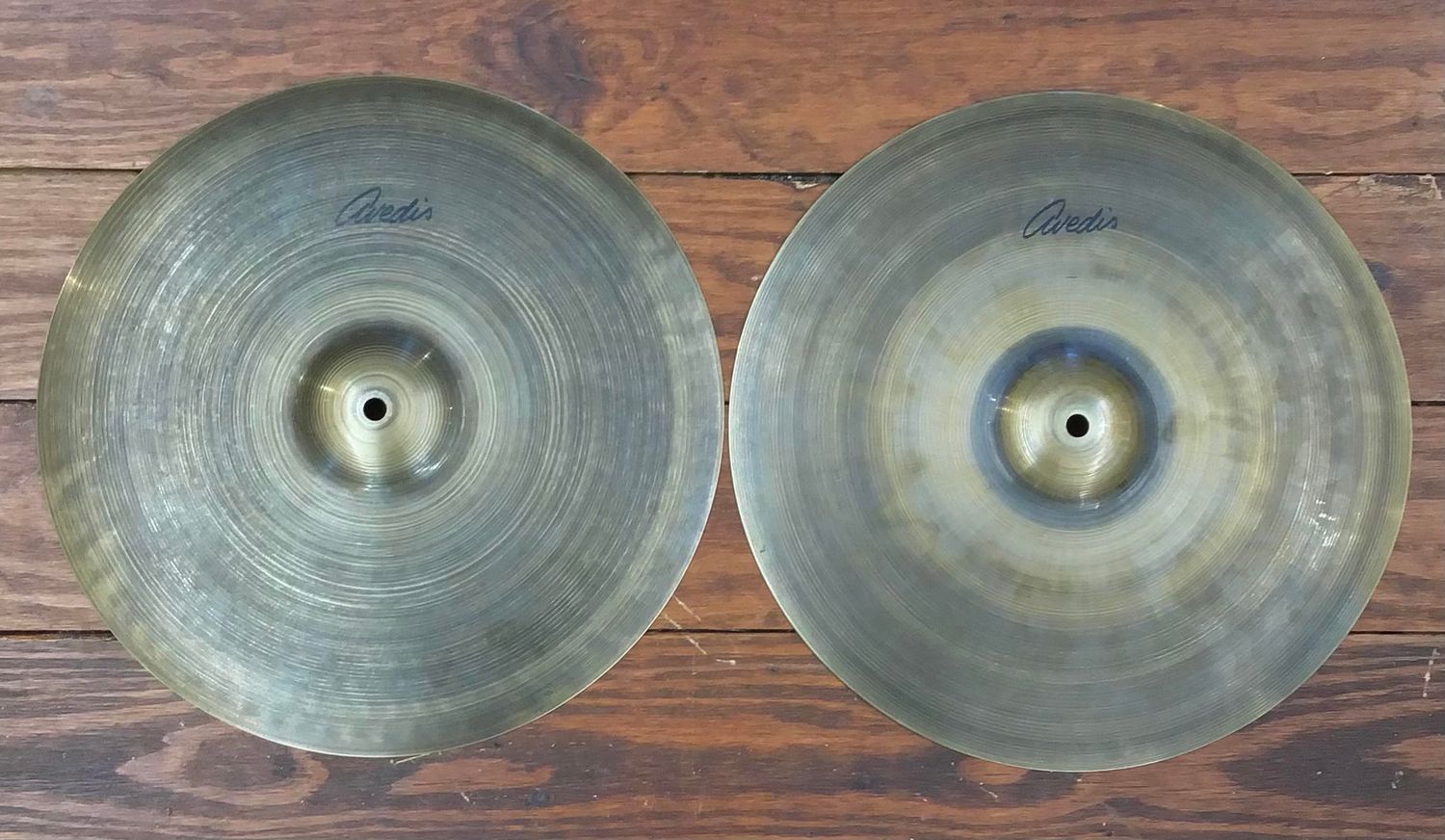USED Zildjian A Avedis 15&quot; Hi-Hat Cymbals (Pair)