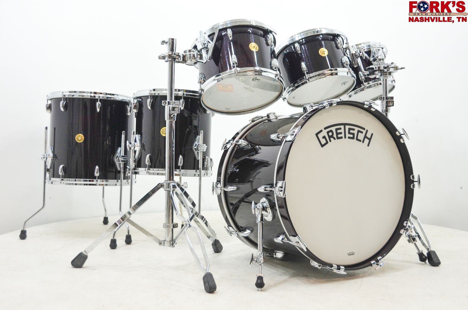 Gretsch USA 6pc Drum Kit - &quot;Vintage Eggplant Gloss&quot;