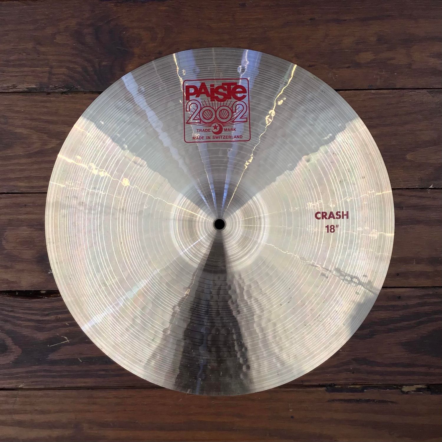 USED Paiste 2002 18&quot; Crash Cymbal