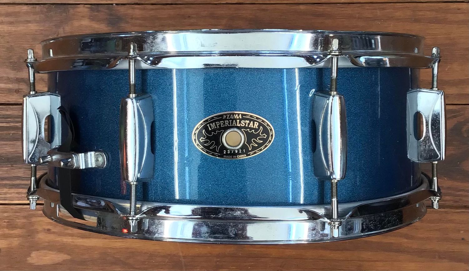 USED Tama 5x14 Imperialstar Snare Drum - &quot;Sky Blue Sparkle&quot;