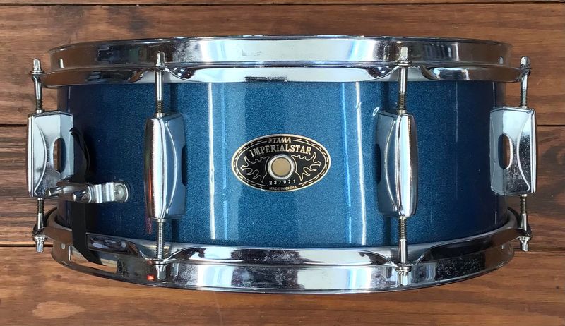 USED Tama 5x14 Imperialstar Snare Drum - "Sky Blue Sparkle"