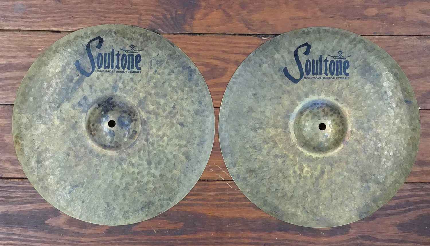 USED Soultone Natural Prototype 14&quot; Hi-Hat Cymbals (Pair)