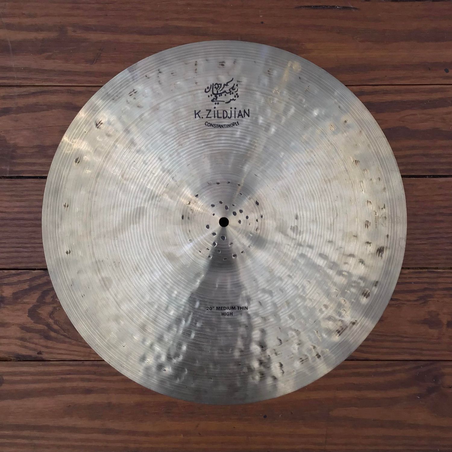 USED Zildjian K Constantinople 20&quot; Medium Thin Ride Cymbal, High (1980 g)