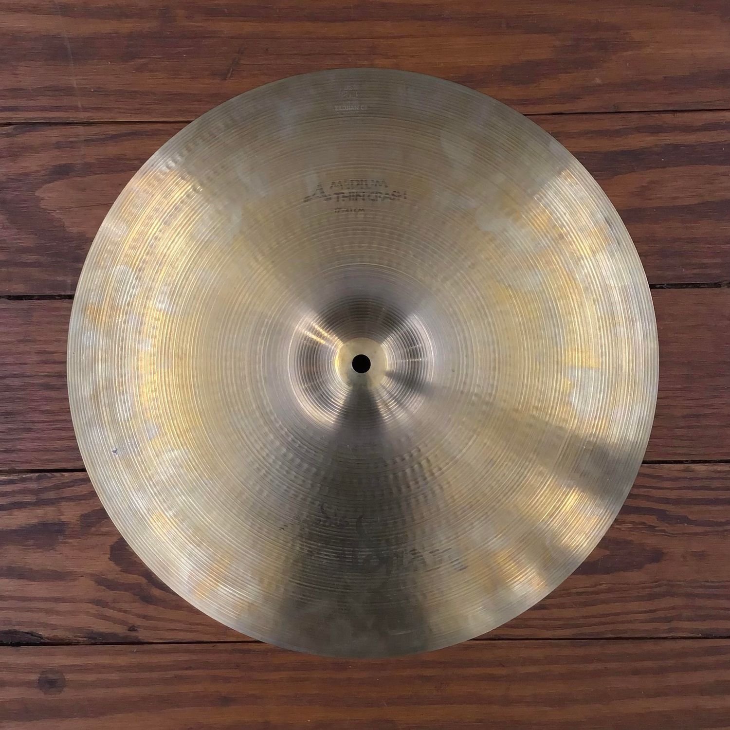 USED A Zildjian 17&quot; Medium Thin Crash Cymbal