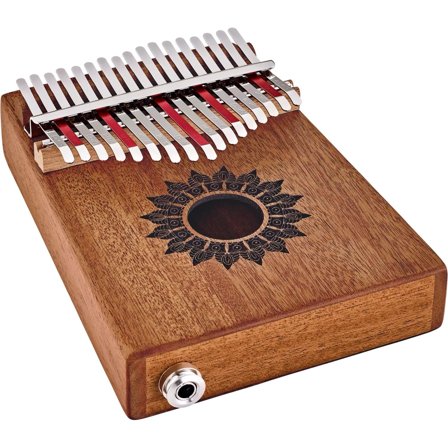 Meinl Sonic Energy Soundhole Pickup Kalimba, 17 notes, Mahogany