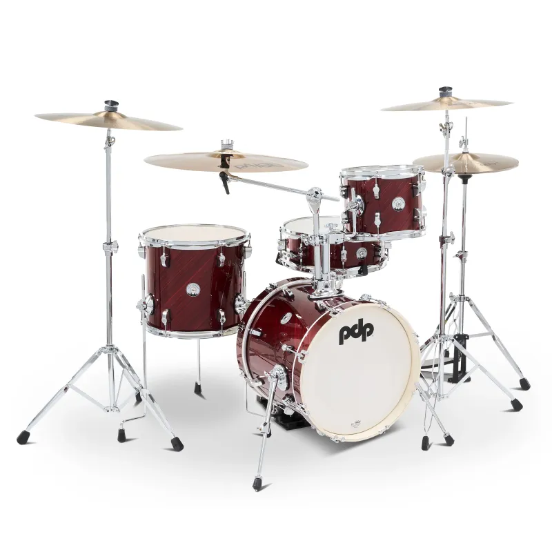 PDP New Yorker 4pc Drum Set Twisted Cherry