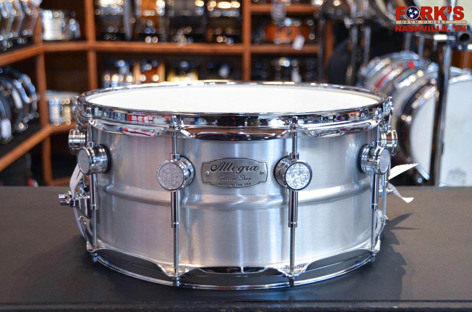 Allegra Gemini 6.5x14 Aluminum Snare Drum