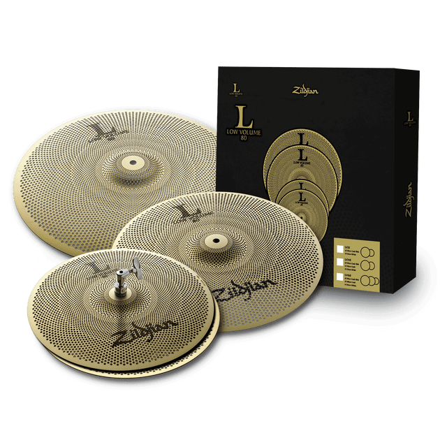 Zildjian L80 Low Volume Cymbal Pack - LV468