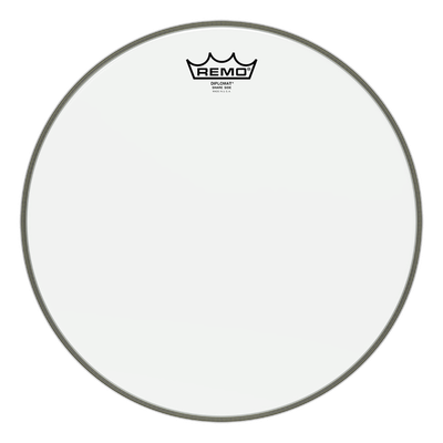 Remo Diplomat Hazy Snare Side