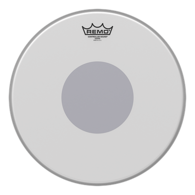 Remo Coated Controlled Sound Black Dot on Bottom