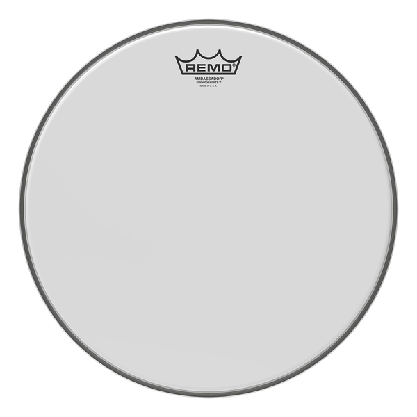 Remo Smooth White Ambassador Bass Drum