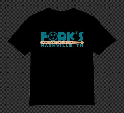 Fork's T-Shirt - Classic Black