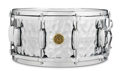 Gretsch USA 6.5x14 Hammered Chrome Over Brass, 10-lug