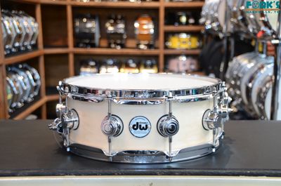 DW Collectors Maple 5.5x14 Snare Drum in “Natural Satin Oil”