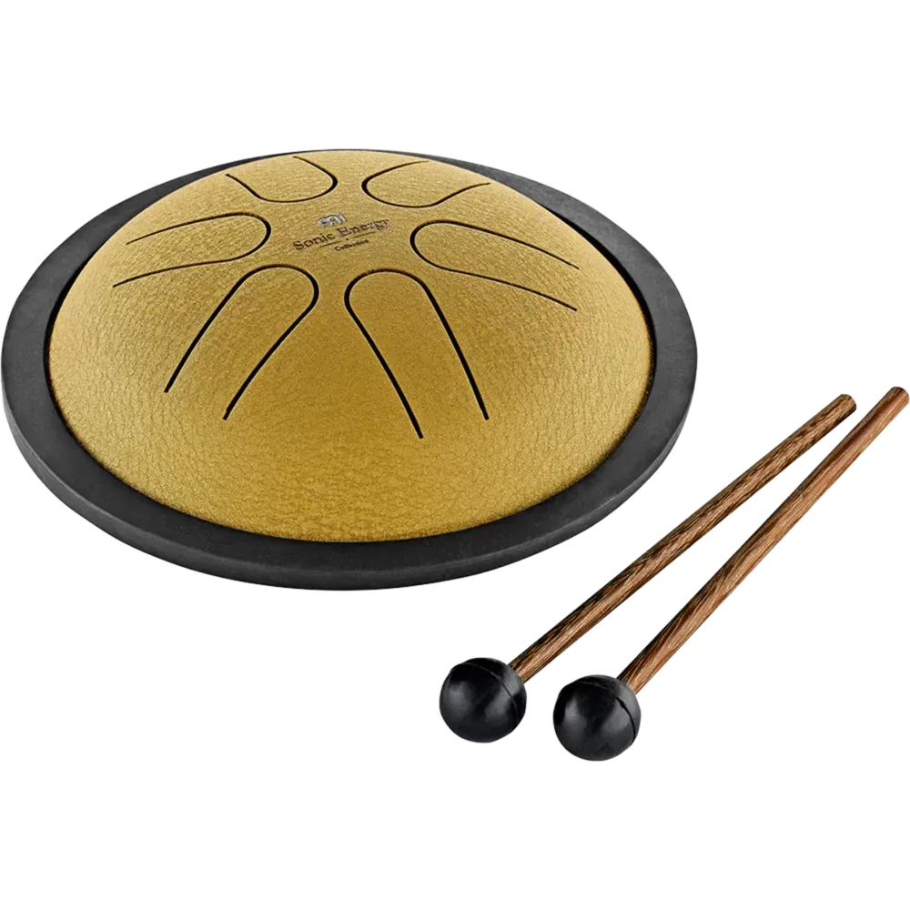 Meinl Sonic Energy Mini Steel Tongue Drum, B Major, Gold