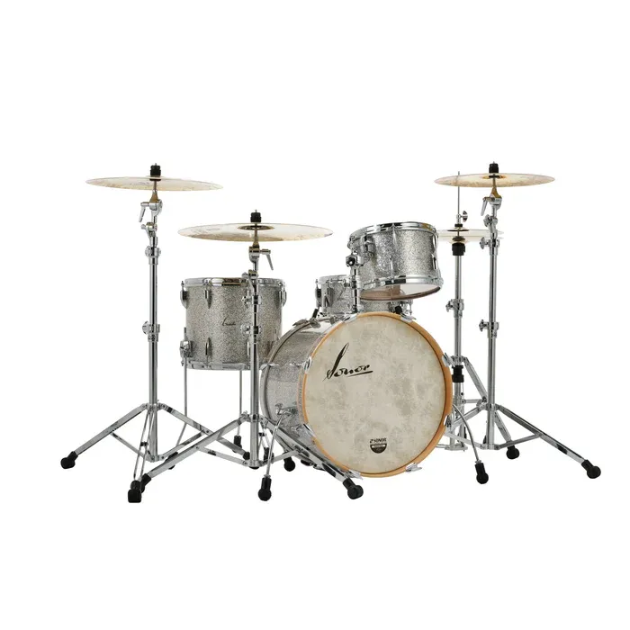 Sonor Vintage Series 3pc Drum Kit - 13,16,22 (with mount) - “Vintage Silver Glitter"