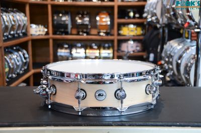 DW Collector's Maple 4x14 Snare Drum - "Natural Satin Oil"