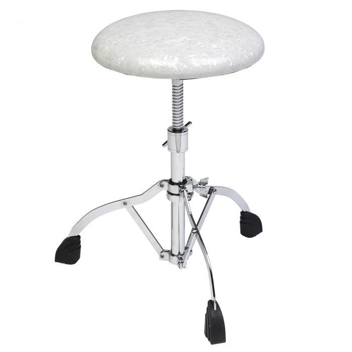 Rogers Throne Single Braced Swan Leg Base with White Marine Pearl Top
