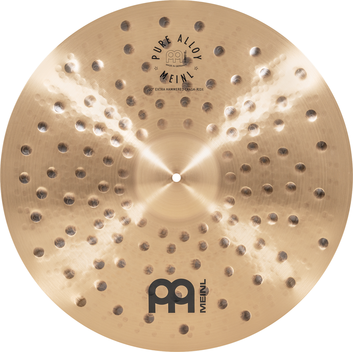 Meinl 22" Pure Alloy Extra Hammered Crash-Ride