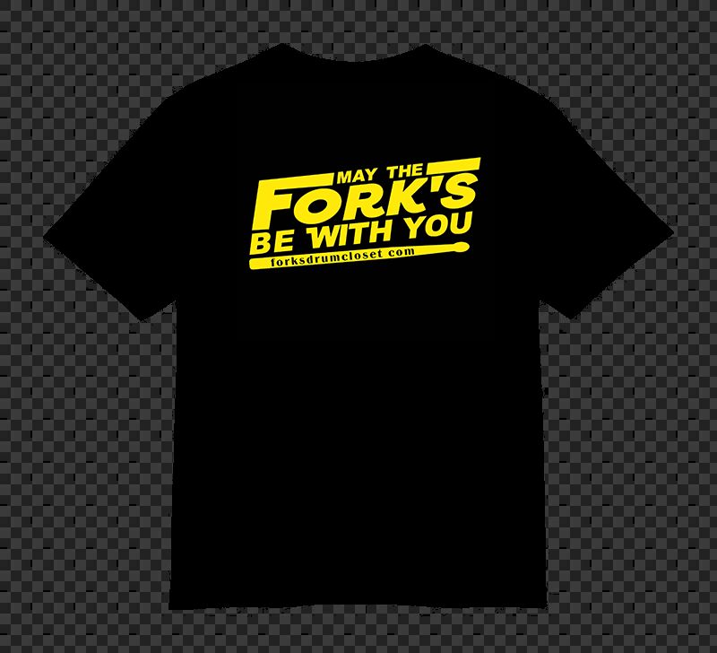 May The Fork's Be With You T-Shirt - Black