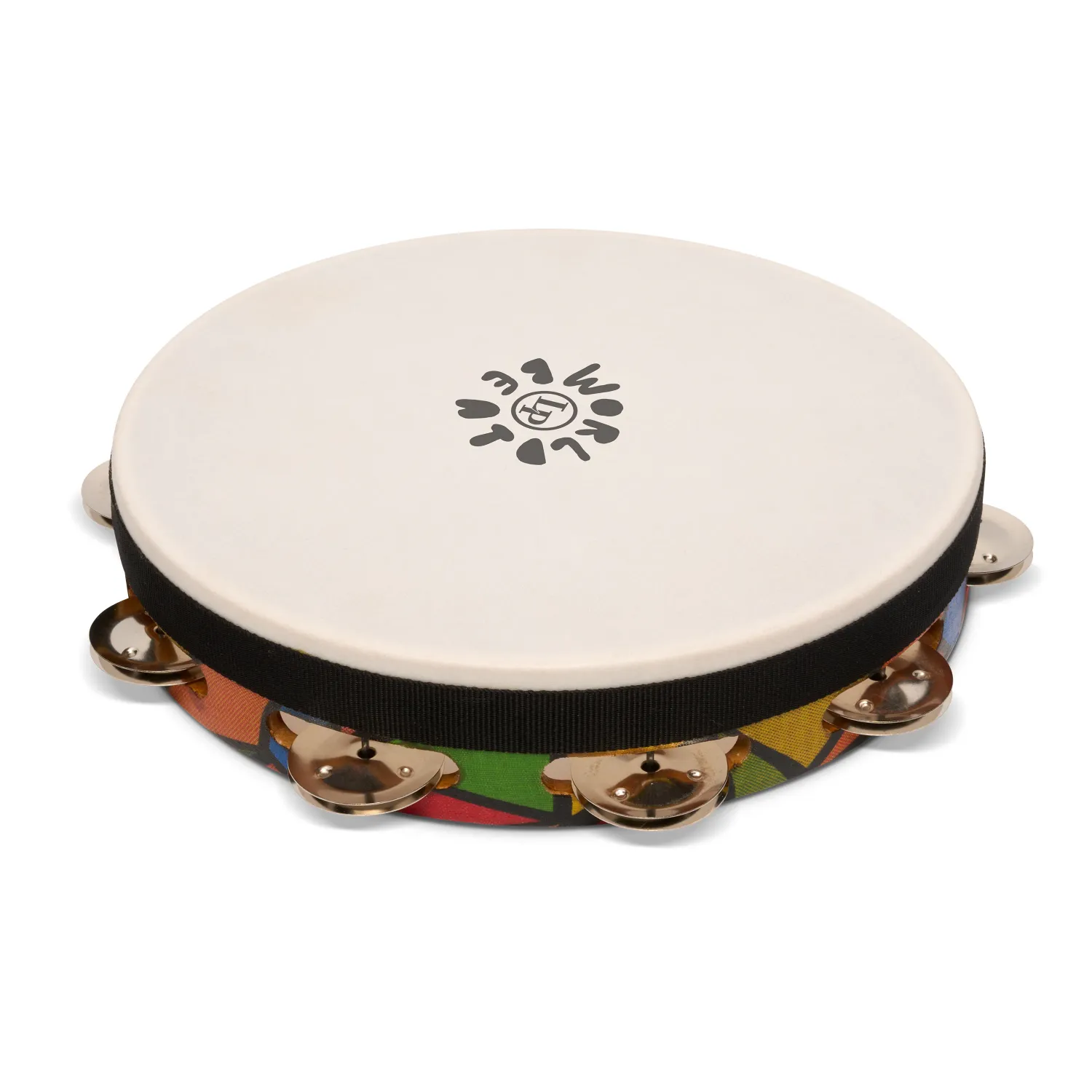 LP World Beat Tambourine 10" Single Row w/Head