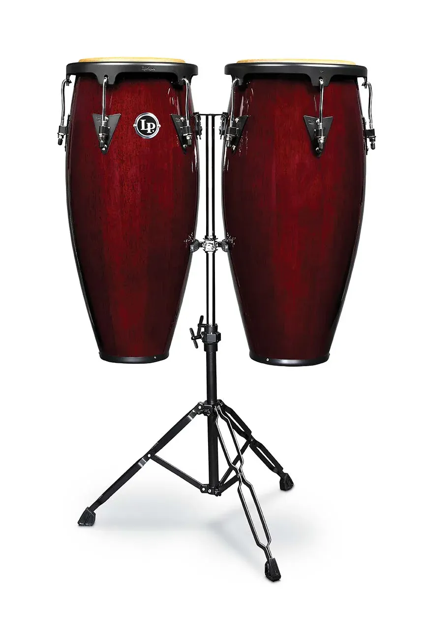 Latin Percussion Aspire Wood Conga Set - Dark Wood