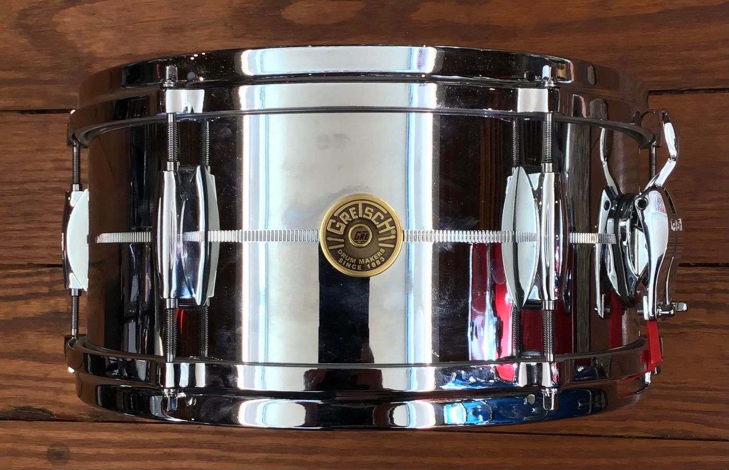 USED Gretsch 7x13 Chrome Over Brass Snare Drum