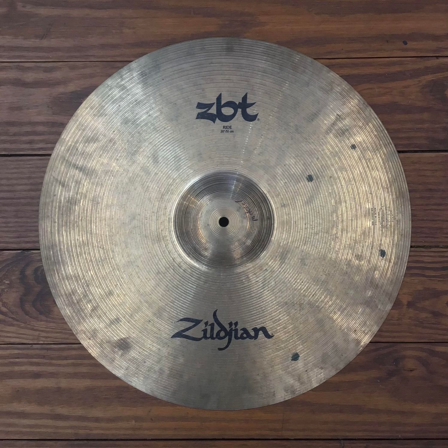 USED Zildjian ZBT 20" Ride Cymbal