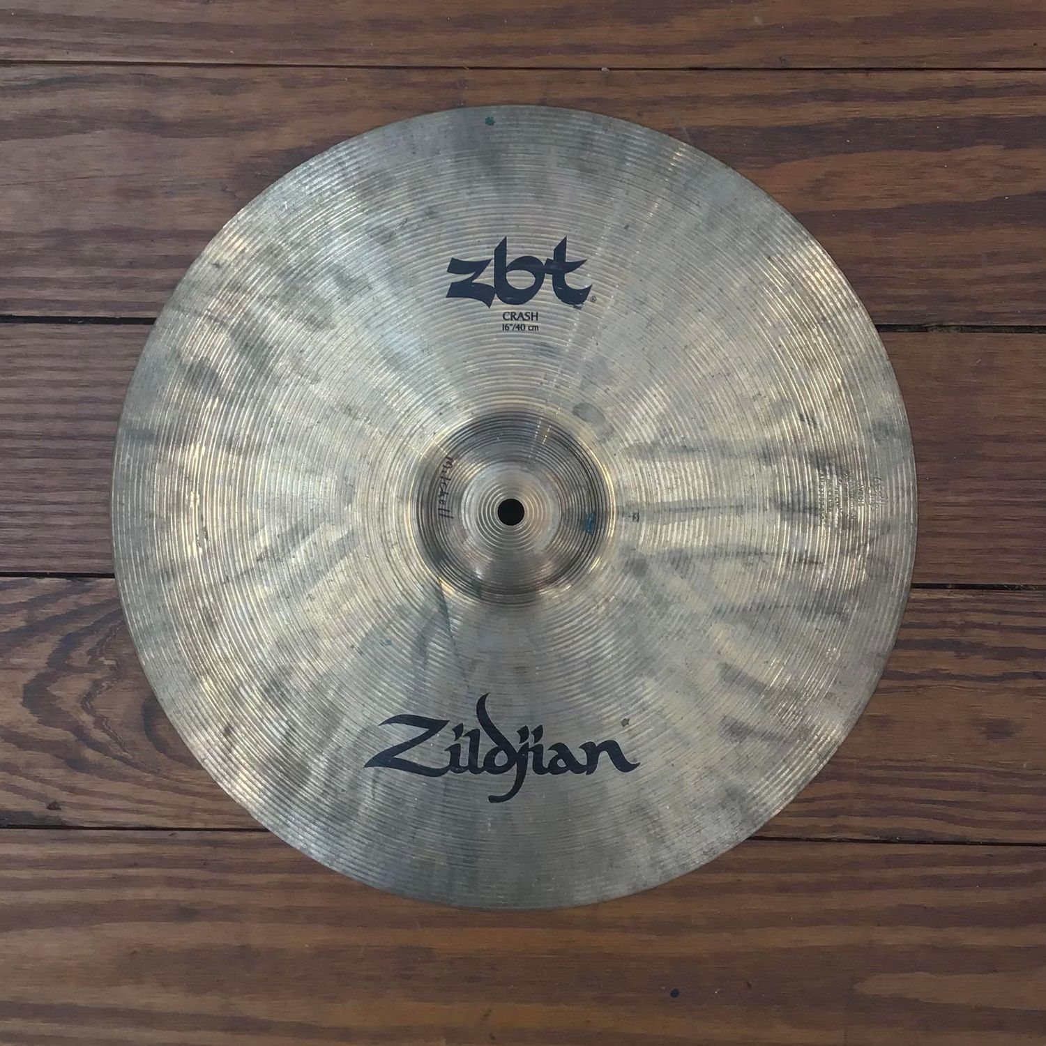 USED Zildjian ZBT 16" Crash Cymbal