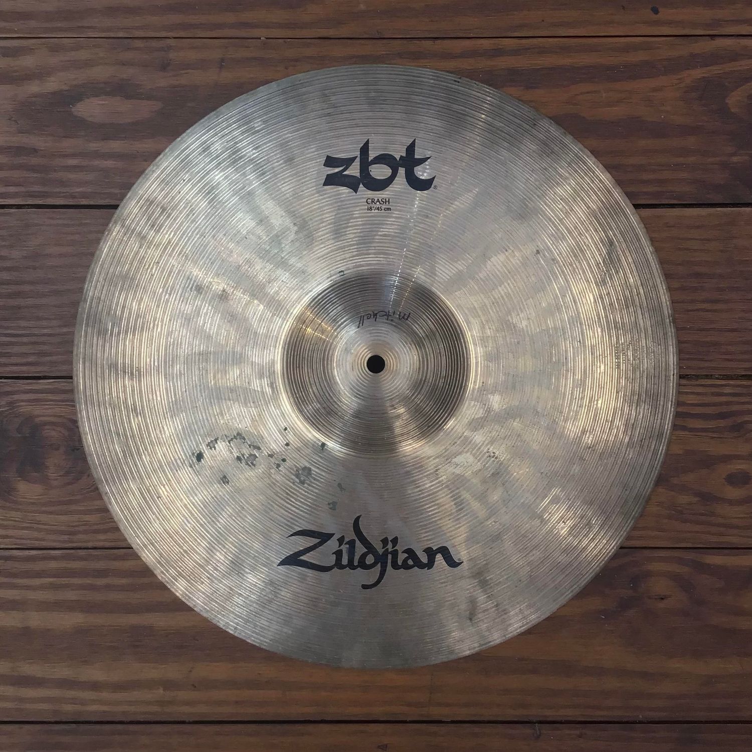 USED Zildjian ZBT 18" Crash Cymbal