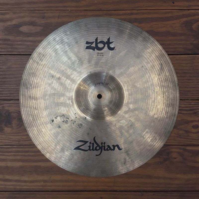 USED Zildjian ZBT 18" Crash Cymbal