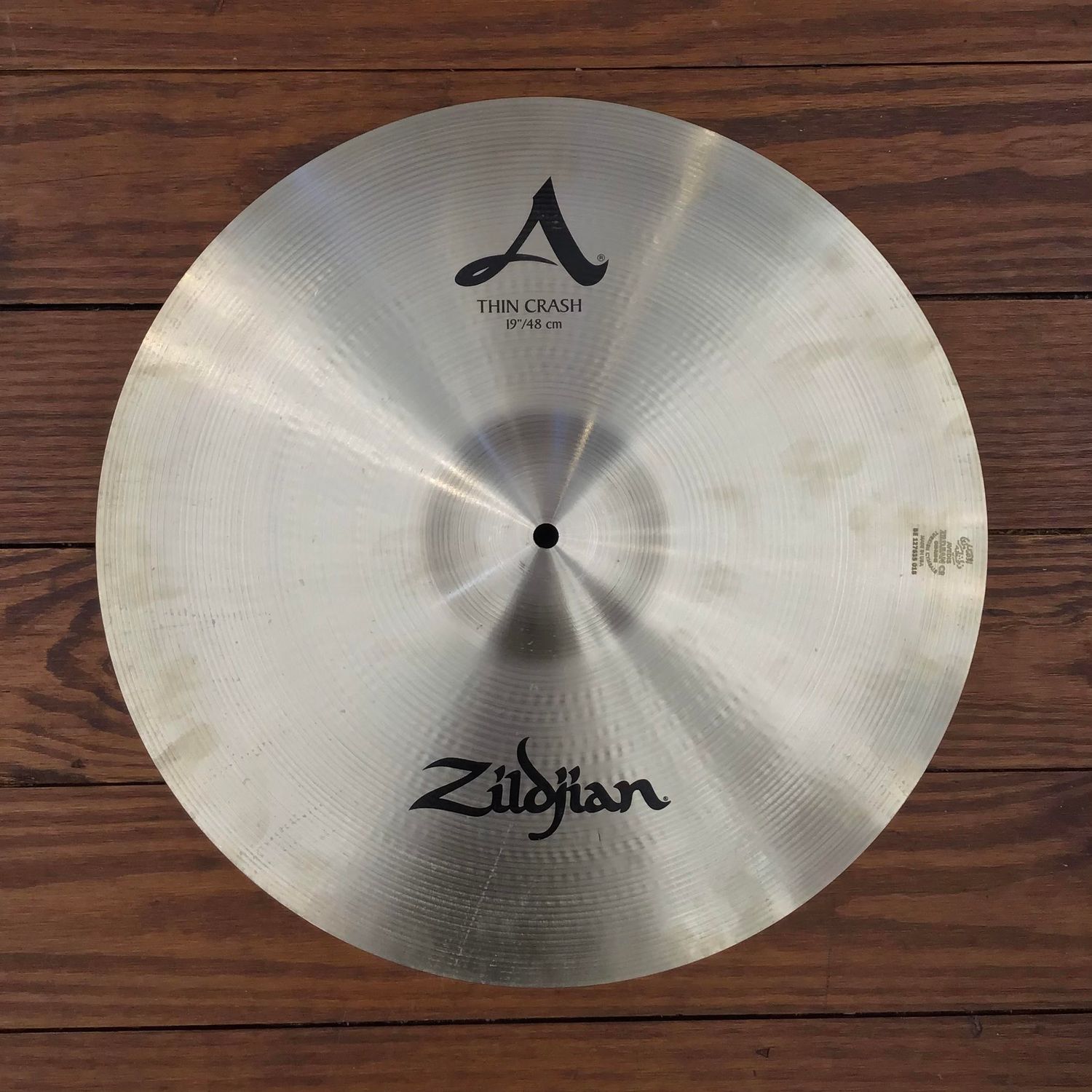 USED A Zildjian 19" Thin Crash Cymbal