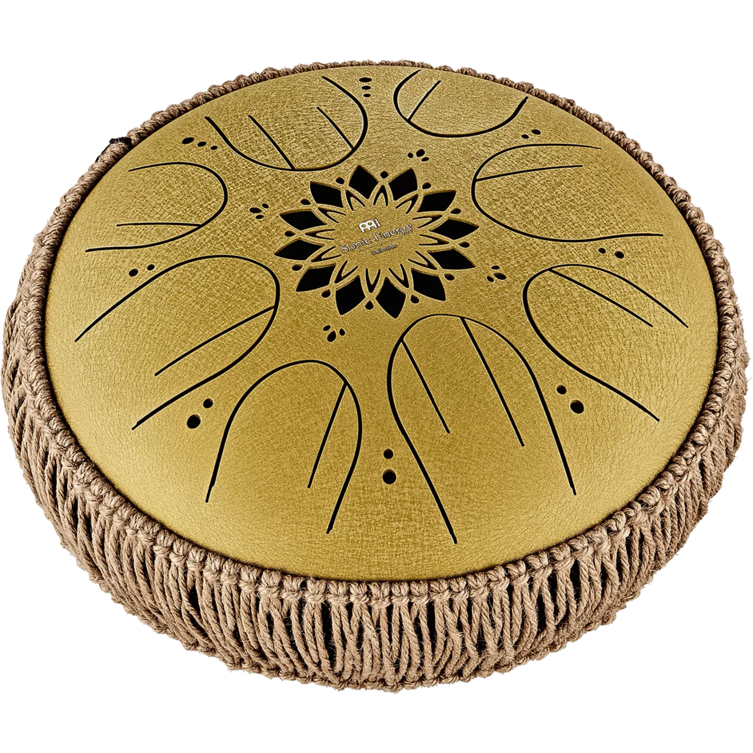 Meinl Sonic Energy Medium Octave Steel Tongue Drum, C Major, Gold