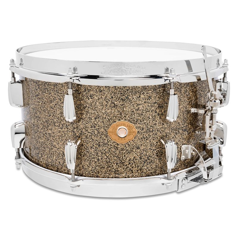 Slingerland 7x14 Radio King Snare Drum - "Gold Glass Glitter"