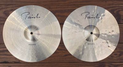 USED Paiste Dimensions 15" Thin Heavy Hi-Hat Cymbals (Pair)